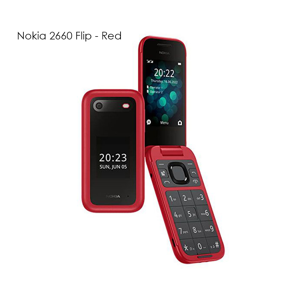 Nokia 2660 Flip Red color